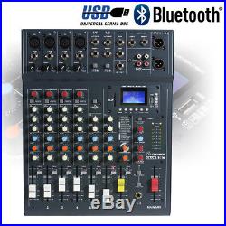 Studiomaster CLUB XS 8 Channel Mixer Desk USB DSP Recorder Bluetooth Playback DJ
