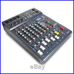 Studiomaster CLUB XS 8 Channel Mixer Desk USB DSP Recorder Bluetooth Playback DJ
