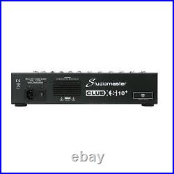 Studiomaster CLub XS 10+ 8 Channel Mixing Desk USB SD Recorder Bluetooth Mixer