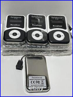 T131 Wireless Assisted Listening Audio Tour Guide System Receivers READ DETAILS