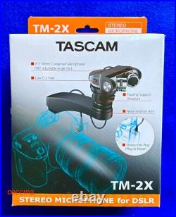 TASCAM TM-2X For Digital SLR X-Y Stereo Condenser Microphone / Windscreen