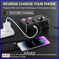 TONOR ASMR Equipment Bundle with Audio Interface Dual Condenser Mics