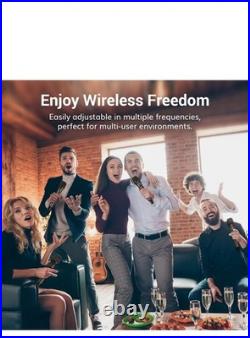 TONOR Wireless Microphones System, 4x5 Channels Cordless Handheld Dynamic