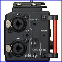 Tascam DR-60D MK2 4 Channel Portable Digital Recorder for DSLR Cameras DR60DMK2
