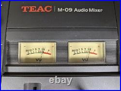 Teac M-09 Audio Mixer 4 Channel Vintage Analogue Made In Japan