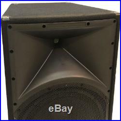 Twin 15 inch PA Speaker System 4800w Peak For DJ Karaoke or Live Sound (PAIR)