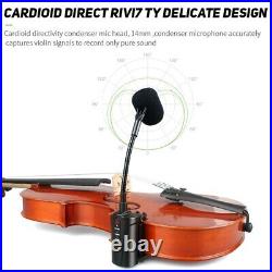 UHF 16 Channels Violin Wireless Microphone Receiver Transmitter For Viola Violin