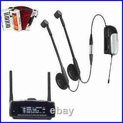 UHF Professional Wireless Instrument Microphone System for Accordion