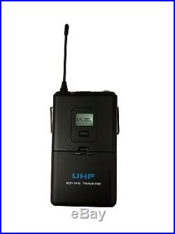 UHF Professional Wireless Instrument Microphone for Saxophone Tuba Trumpet
