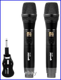 UHF Wireless Microphone System, 2x Mics. /1x Receiver GMU-M200