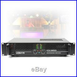 VXA-3000 Two Channel Power Amplifier Bridgeable DJ PA Amp 2U 19 Mount 3000W