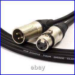 Van Damme Mic Cable. Neutrik XLR XLR Cables. Balanced Microphone Patch Lead