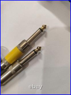 Vintage Pair of Grundig VR53 Ribbon Microphones Working Tested with Cables