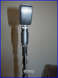 Vintage Reslo Reslosound Ribbon Microphone 30/50 Ohms and rare stand