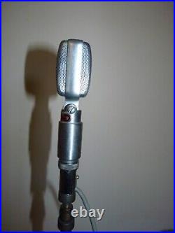 Vintage Reslo Reslosound Ribbon Microphone 30/50 Ohms and rare stand