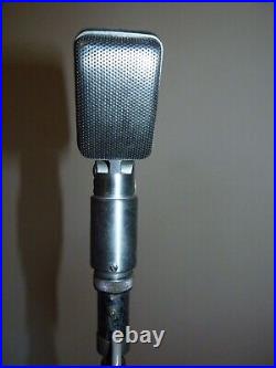 Vintage Reslo Reslosound Ribbon Microphone 30/50 Ohms and rare stand