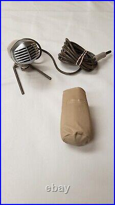 Vintage Sony F-38 Dynamic Microphone With Cover Working