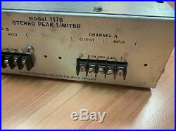 Vintage Urei 1178 Dual Peak Limiter RARE (Stereo/Dual 1176)