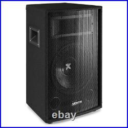 Vonyx 12 Passive Speaker 600W DJ PA System for Karaoke/Party Events
