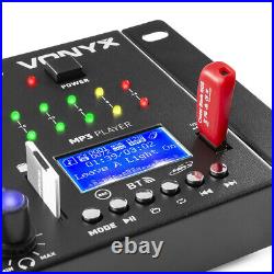 Vonyx 172.990 Bluetooth DJ Mixer with 4 Channels