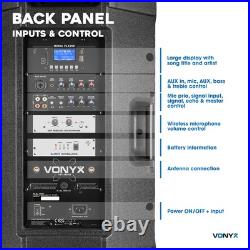 Vonyx 174.055 VSA700 Portable PA Speaker System 15