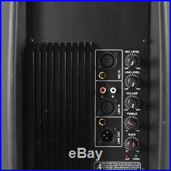 Vonyx AP1500A Active 15 Powered PA DJ Speaker Professional Audio System 800W