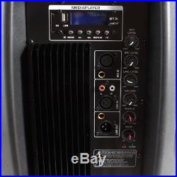 Vonyx Active Powered DJ PA Speaker Wireless Bluetooth Audio Streaming 15 800W