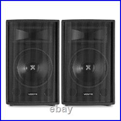 Vonyx SL12 Passive DJ Speakers Pair 12 1200W Professional Audio