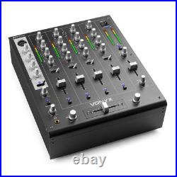 Vonyx STM7010 DJ Mixer 4 Channels with USB Professional Audio Mixer