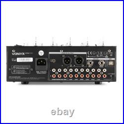 Vonyx STM7010 DJ Mixer 4 Channels with USB Professional Audio Mixer