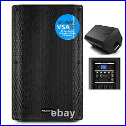 Vonyx VSA12BT Active PA Speaker Bi-Amplified 12 800w Bluetooth DJ Stage System