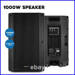 Vonyx VSA15 15 Active PA Speaker 1000W Bi-Amplified Professional Sound