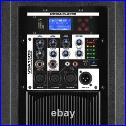 Vonyx VSA150S 15 Inch Active PA Speakers Package with Bluetooth Powerful Sound