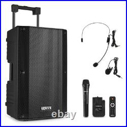 Vonyx VSA500-BP 12 Portable PA System with Wireless Mic & Bluetooth 800W