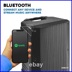 Vonyx VSA500-BP 12 Portable PA System with Wireless Mic & Bluetooth 800W