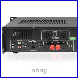 Vonyx VXA-2000 MKII PA DJ Power Amplifier 2-Channel Rack Mount Audio Amp 2000W