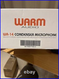 Warm Audio WA-14 Large Diaphragm Condenser Microphone, Opened But Never Used