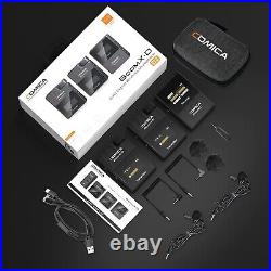 Wireless Lavalier Microphone, Comica BoomX-D2 Wireless Microphone System