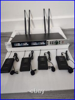 Wireless microphone with 4 lavalier 4-channel system SKM9200 professional sound