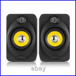 XP40 Active Powered Studio Monitor Speakers 4 Multimedia DJ (Pair) with Stands