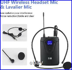 XTUGA EW240 UHF 4 Channel Wireless Microphone System UHF Wireless Microphone 4