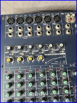 YAMAHA MG124c Mixing Console 8 Channel 12 Inputs High Pass Filter & Power Supply