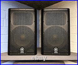 Yamaha DXR12 Active PA Speakers Pair Black 700W RMS 12in with Covers