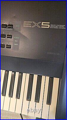 Yamaha EX5 synthesizer work station the blue beast