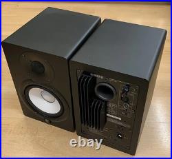 Yamaha HS7 Studio Monitors Black, Pair with Power Cables and Original Box