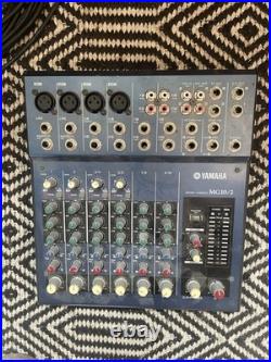 Yamaha MG10/2 Audio Mixing Console Compact Desk. 6 In 2 Out with Power Supply
