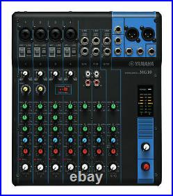 Yamaha MG10 Studio DJ Analogue 10-Channel Mixing Console Desk Mixer