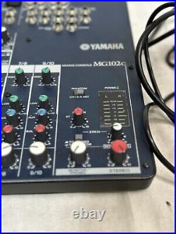 Yamaha MG102c Mixing console With AC Power Adaptor