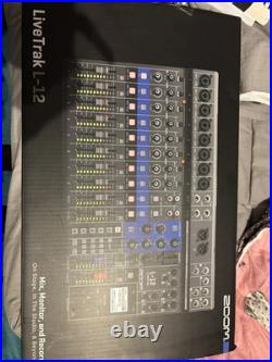 ZOOM LiveTrak L-12 12ch Live Podcast Digital Mixer and Recorder BRAND NEW